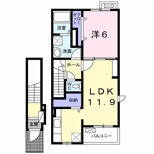 ユアーズ　ヒル　８ 間取り図