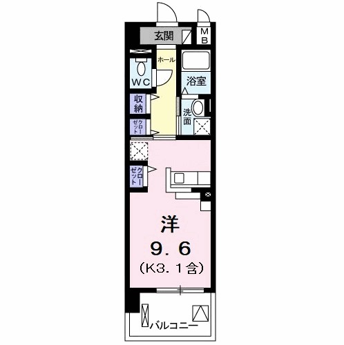 ヴァン　ヴェール 間取り図