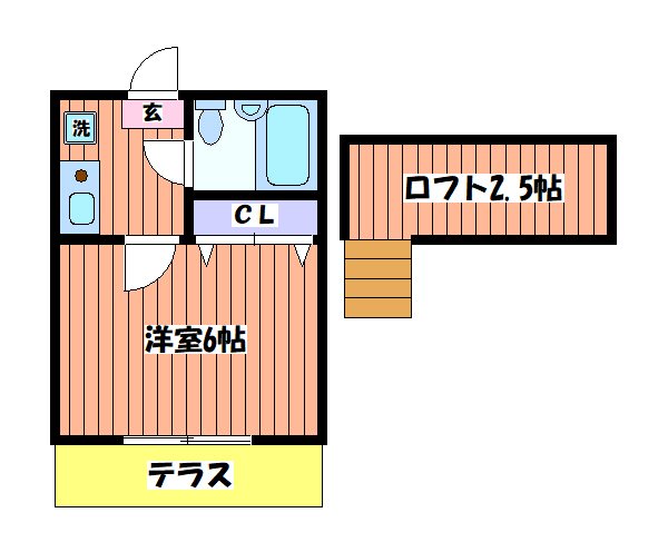 シャルマンハウス東豊田 間取り図