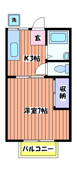 サンハイツⅠ 間取り図