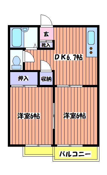 サンハイツ 間取り図