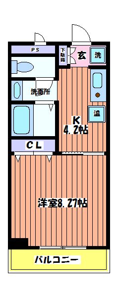 メビウス国立イースト 間取り図