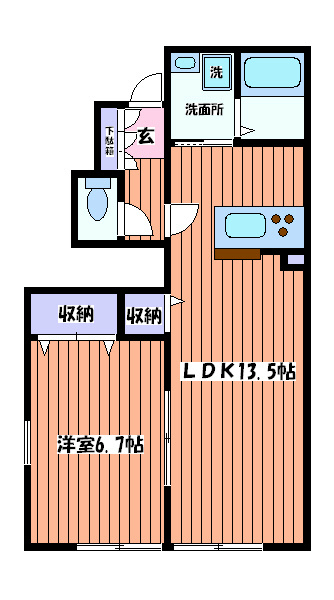 メゾン・パルⅡ 間取り図