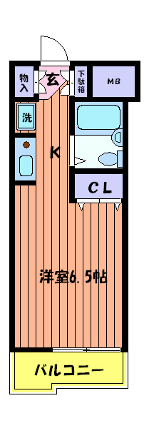 アバクス立川Ａ棟 間取り図