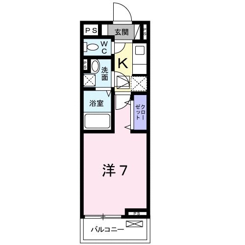 ヒミコ　レジデンス　多摩桜Ｂ 間取り図