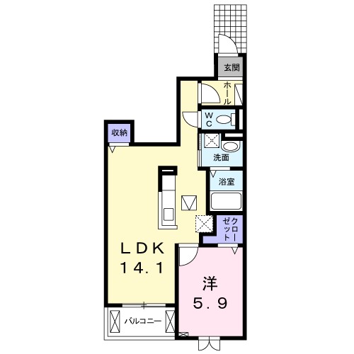 ポルタ　フォルトゥーナ 間取り図