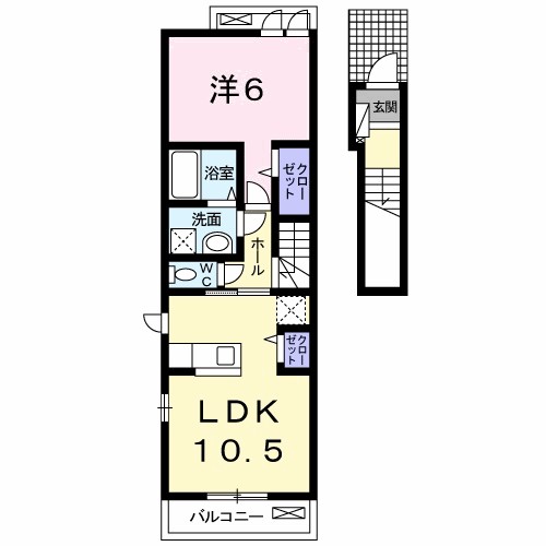 マロン１９８ 間取り図