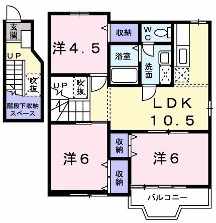 シャン・ド・フルール 間取り図