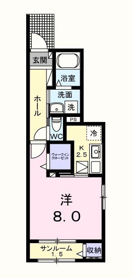 フォンターナ・ブリオ 間取り図