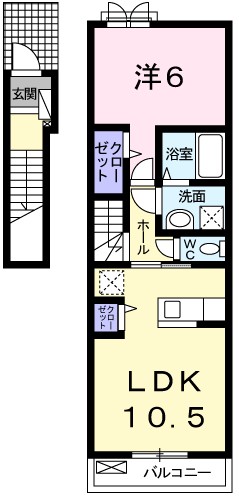 フォンターナ・パーチェ 間取り図