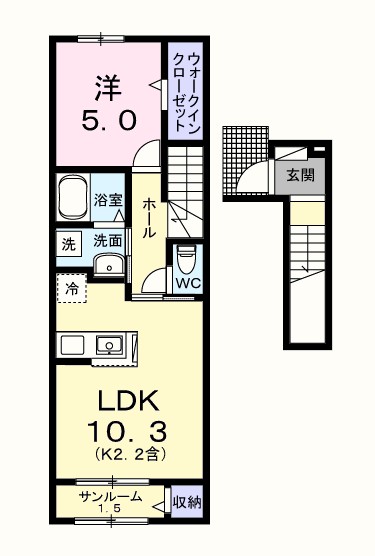 フォンターナ・ブリオ 間取り図