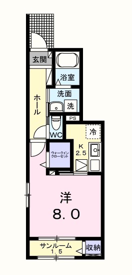 フォンターナ・ブリオ 間取り図