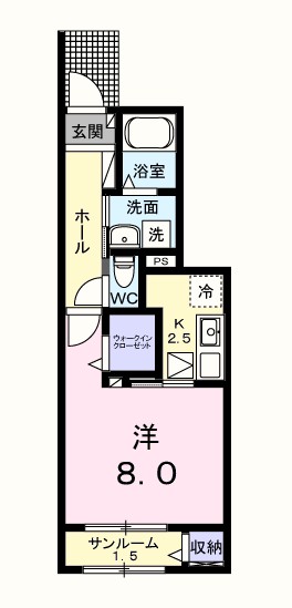 フォンターナ・ブリオ 間取り図