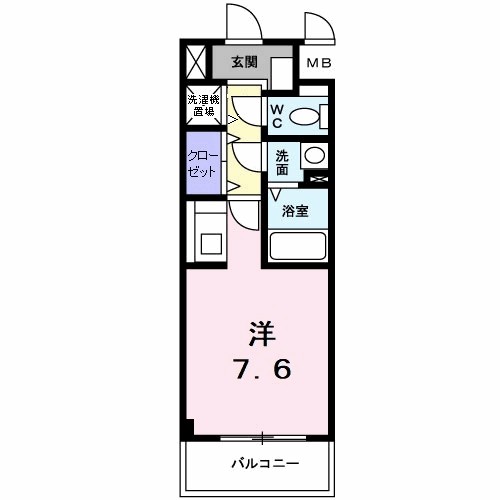 ハイライズ　ミズキ 間取り図