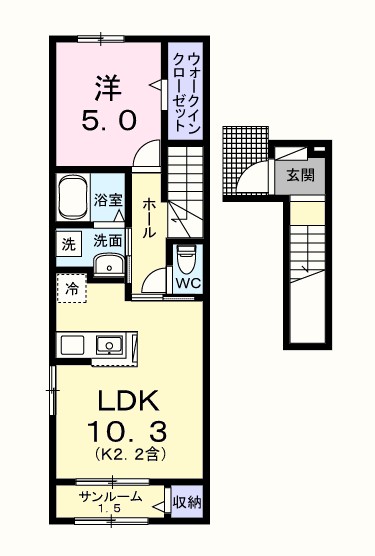 フォンターナ・ブリオ 間取り図