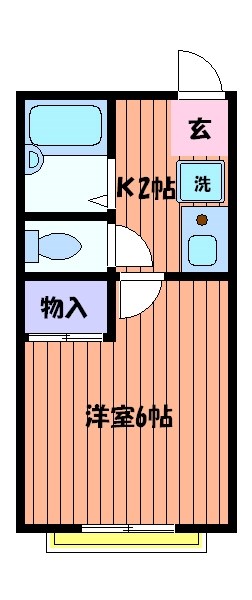 シャンブルド２ 間取り図