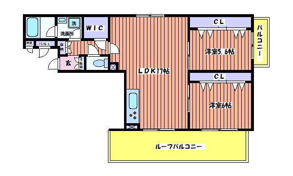 SILVERADO　SHIBASAKI-CHO 間取り図