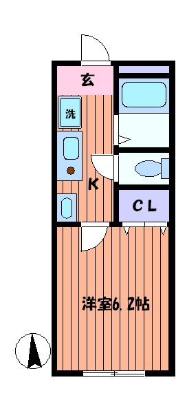 メゾンドエクレール 間取り図