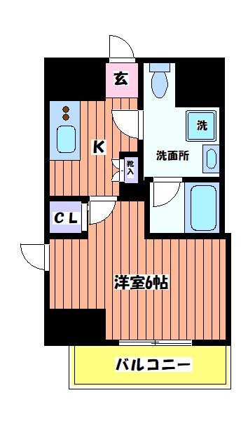ティモーネ立川 間取り図