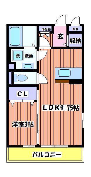 エスポワール 間取り図