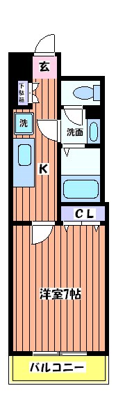 エクセルいづみ 間取り図