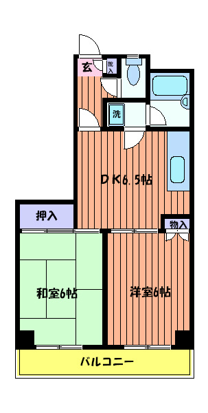 ストーク立川 間取り図
