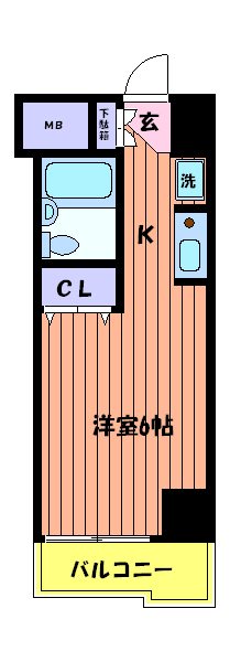 アバクス立川Ａ棟 間取り図