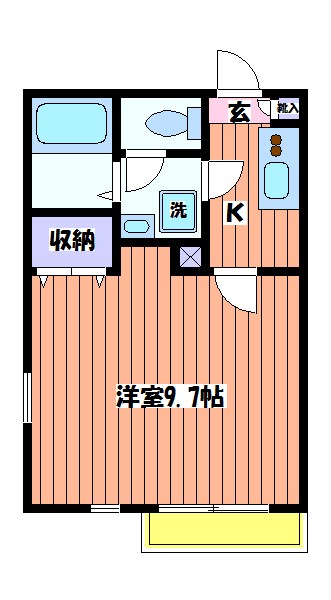 リトルリバーⅡ 間取り図