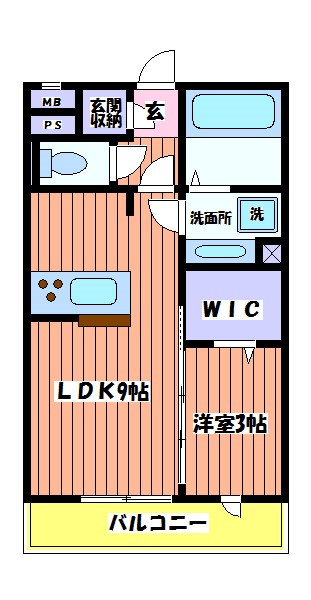 コゥジーコート 間取り図