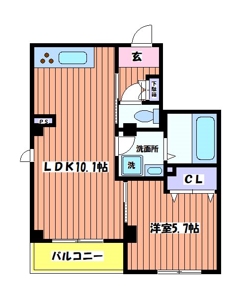 ユアメゾンやわらぎ 間取り図