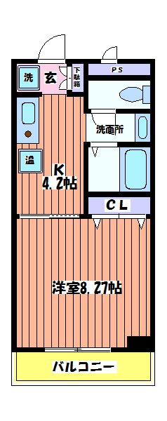 メビウス国立イースト 間取り図