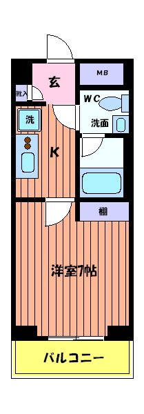 グランドコンシェルジュ立川 間取り図