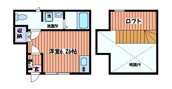 クリア立川 間取り図