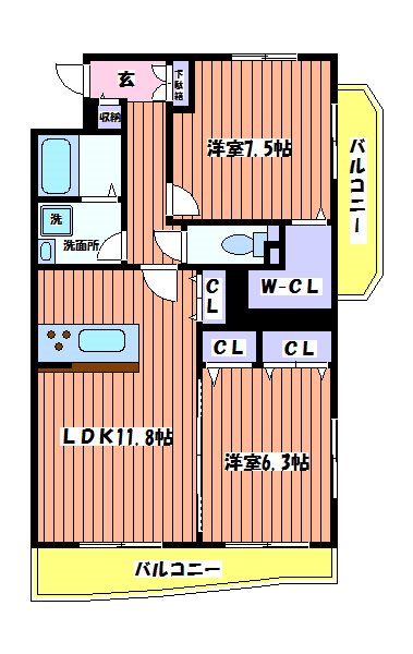 プリマヴェーラ 間取り図