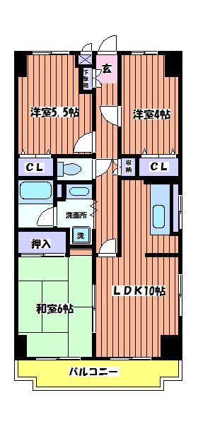 メゾンエビス 間取り図