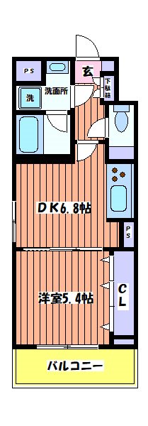 エスペランサ立川 間取り図