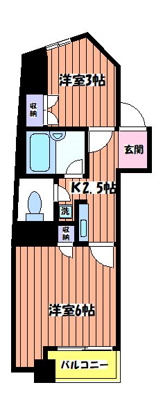 コンフォートいづみ 間取り図