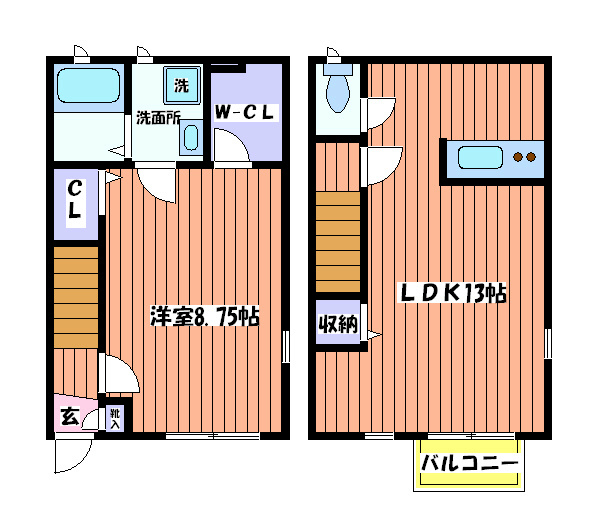 コンフォート 間取り図