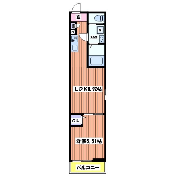 立川セイワレジデンスⅡ 間取り図