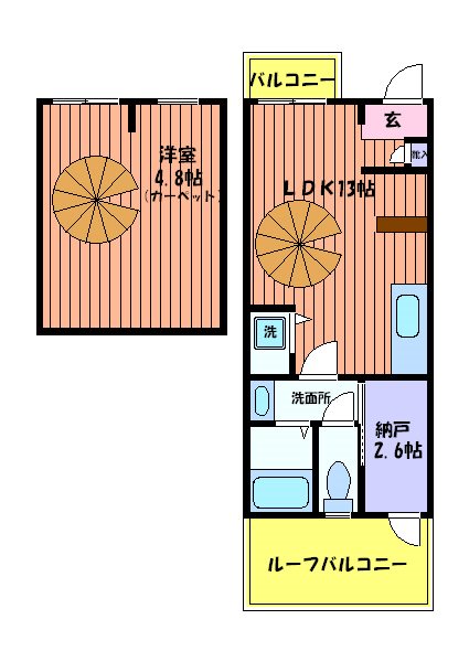 スカイフィールド国立 間取り