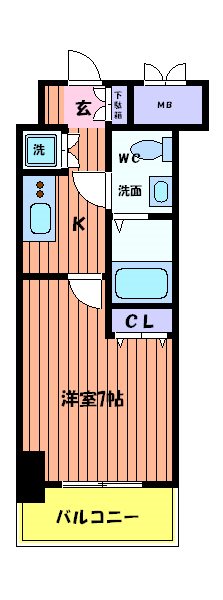 ＫＤＸレジデンス立川 間取り