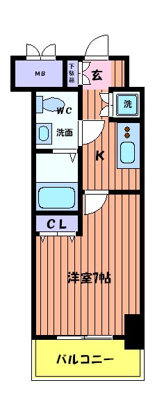 ＫＤＸレジデンス立川 間取り