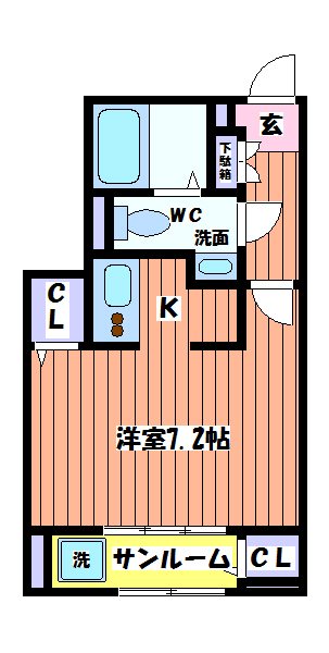 アライブ国立 間取り
