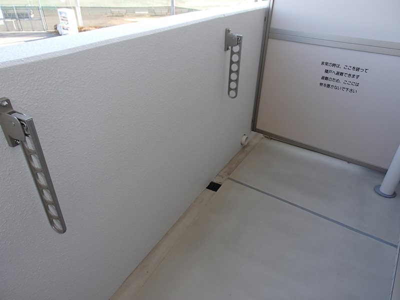 クーチャ万願寺 ベランダ