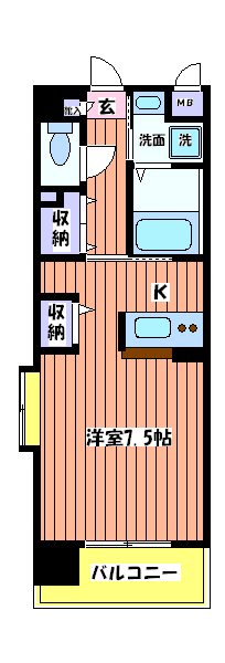 アベニール国立 間取り