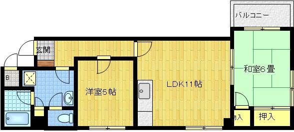 KOJIMA　BUILDINGⅡ 間取り