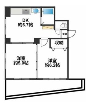 神奈川県横浜市神奈川区西神奈川３丁目 間取り