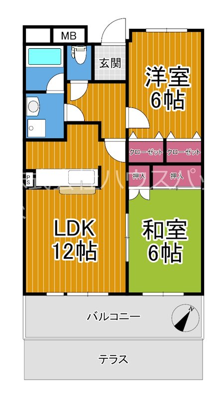 コーポラス弥生 間取り