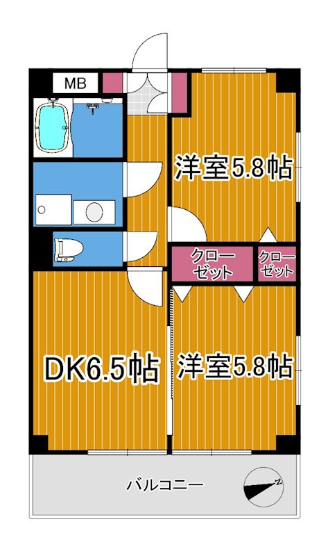 ライラック  間取り