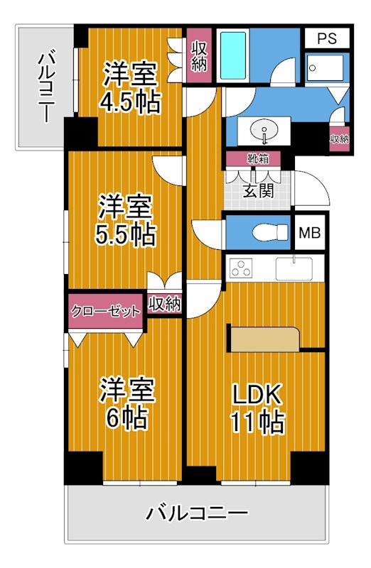パーク・ノヴァ綱島 間取り